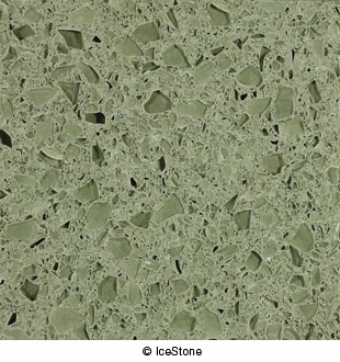 Sustainable sea glass surfaces