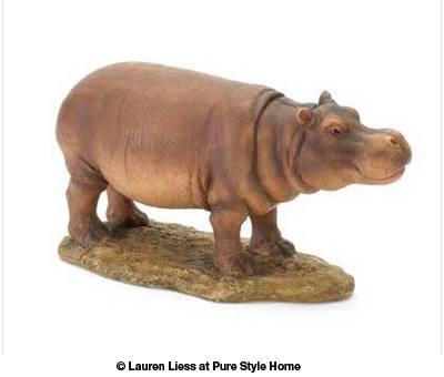 Hippo photo by Lauren Liess at Pure Style Home