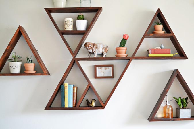 Triangular Shelves