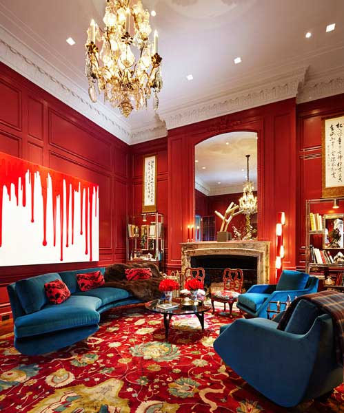 Study in Red; William T. Georgis, photo courtesy of Kips Bay Decorator Show House