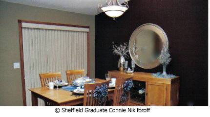 Connie Nikiforoff dining room